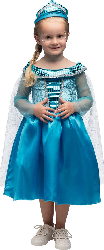 Frozen prinses jurkje meisjes blauw