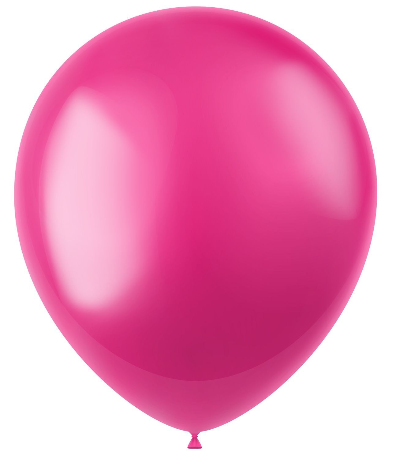 Fuchsia roze metallic ballonnen 100 stuks