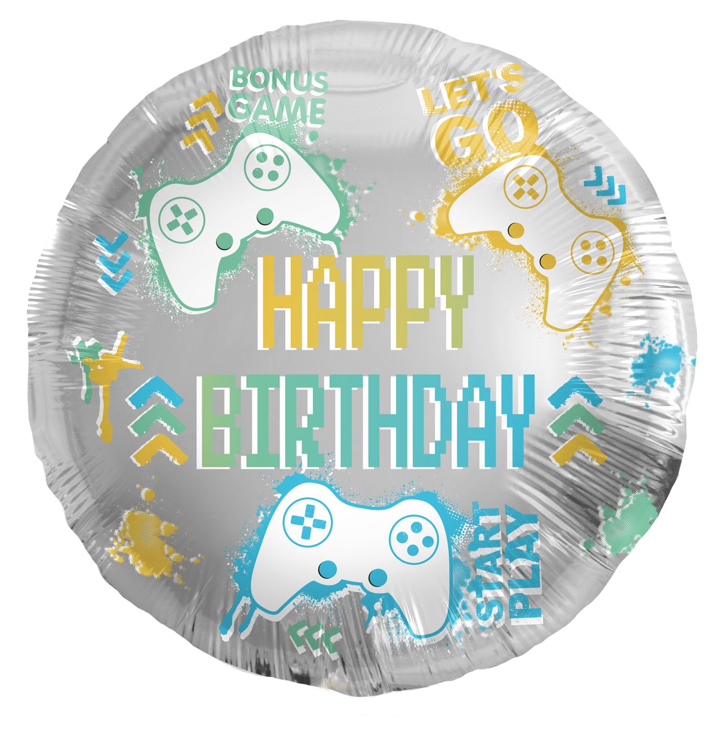 Gaming verjaardag folieballon
