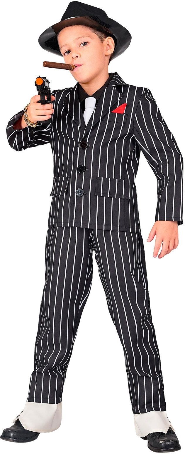 Gangster Pak Carnaval Zwart Jongens