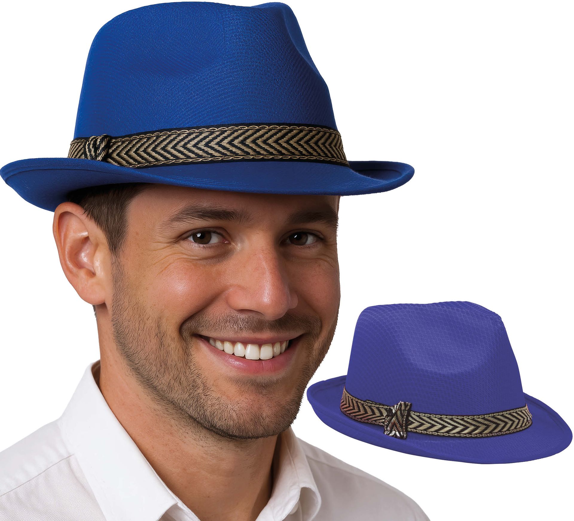 Gangsterhoed Blauw