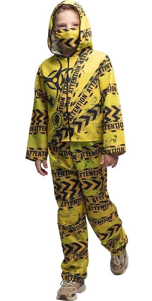 Geel Halloween Jongenspak Zombie Apocalyps