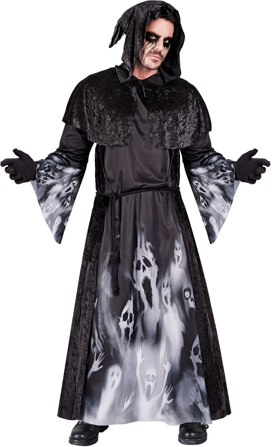 Geest Spook Kostuum Zwart Mannen