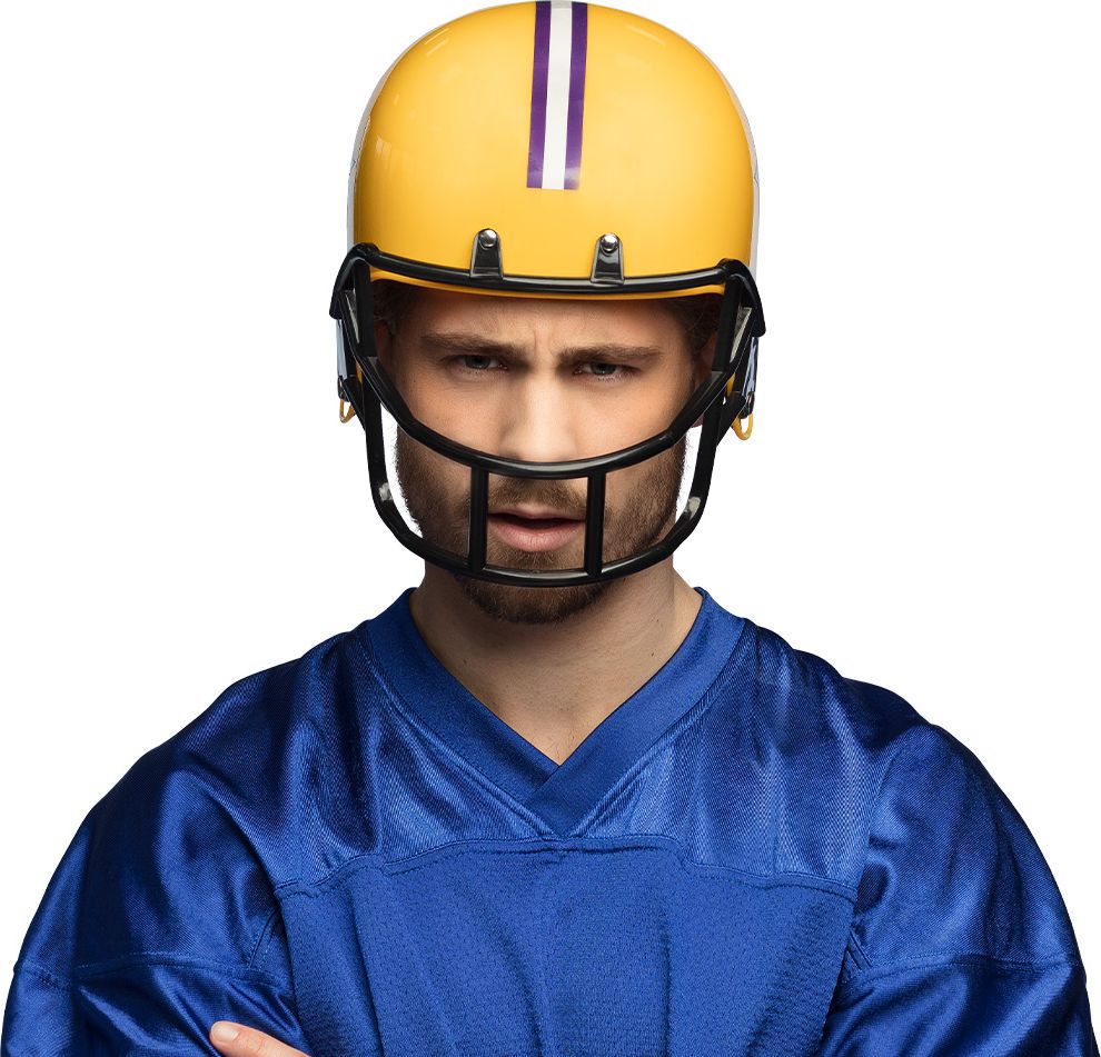 Gele American Football Helm