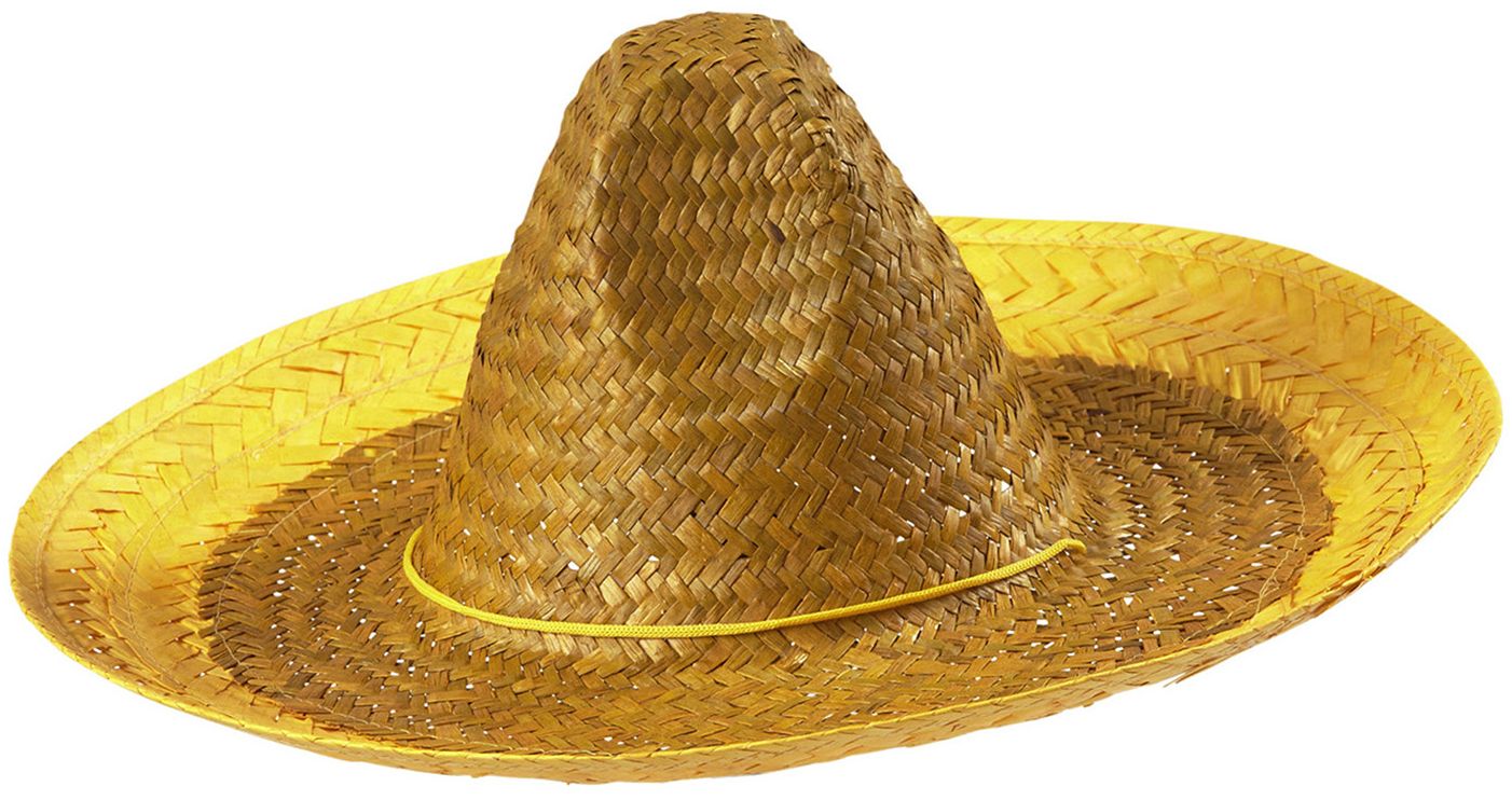 Gele mexicaanse sombrero