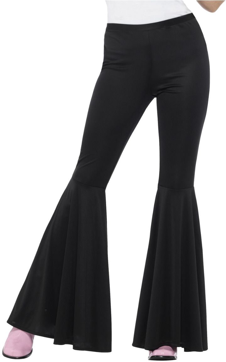Wijde dames hippie broek geel | Feestkleding.nl