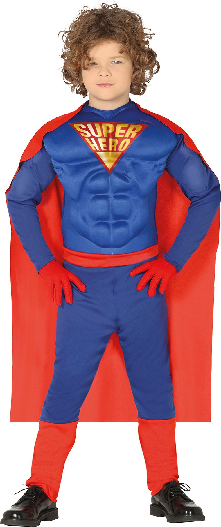 Gespierd superman outfit jongen