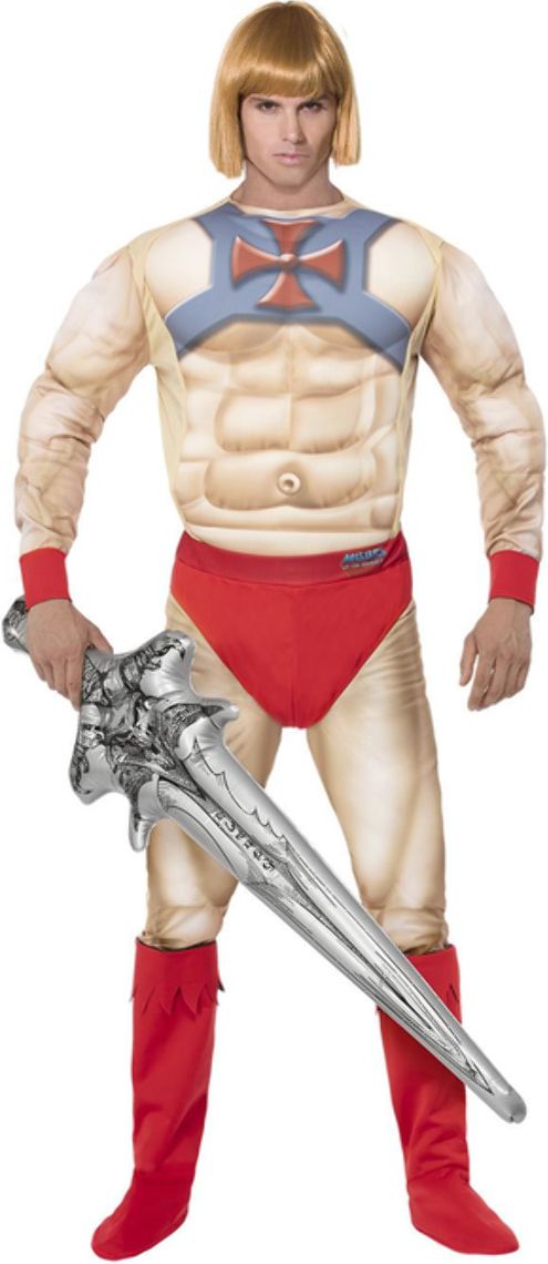 Gespierde Vechters Kostuum Mannen Beige