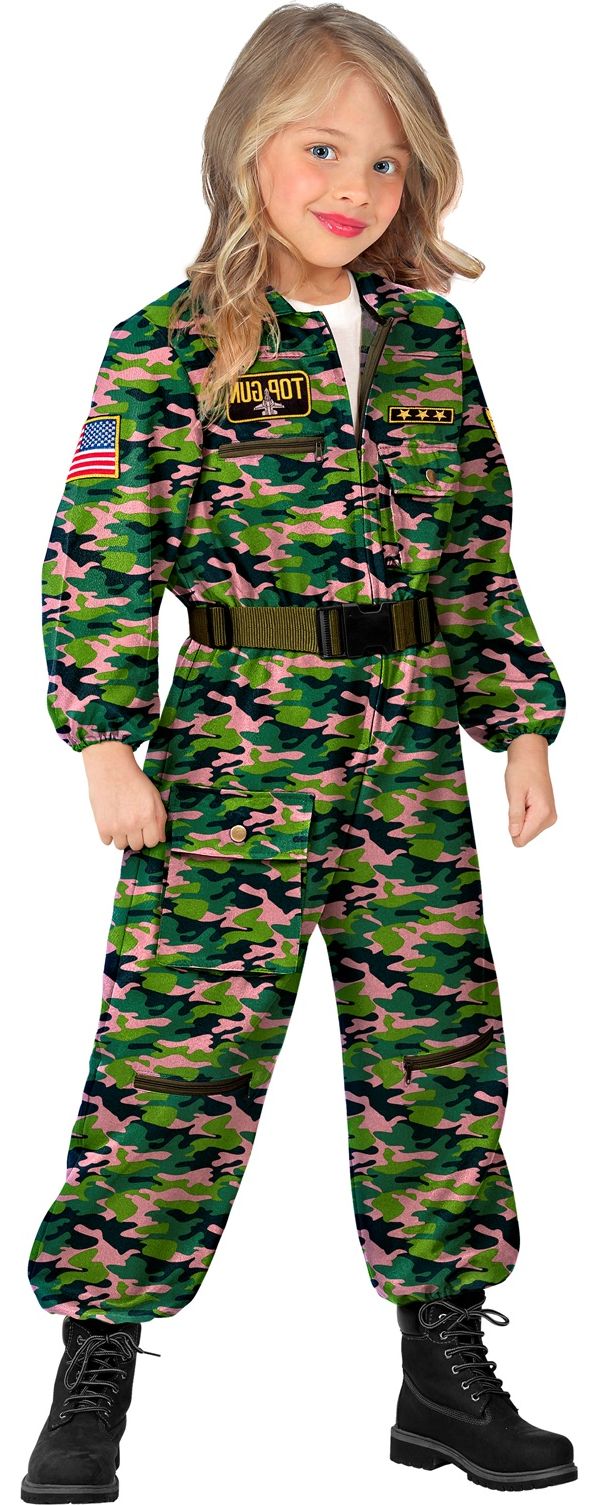 Gevechtspiloot camouflage overall kind