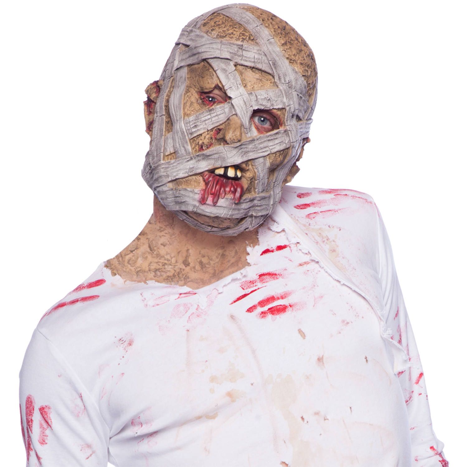 Gezichtsmasker mummie horror latex