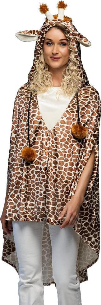 Giraffe Poncho Deluxe Onesize