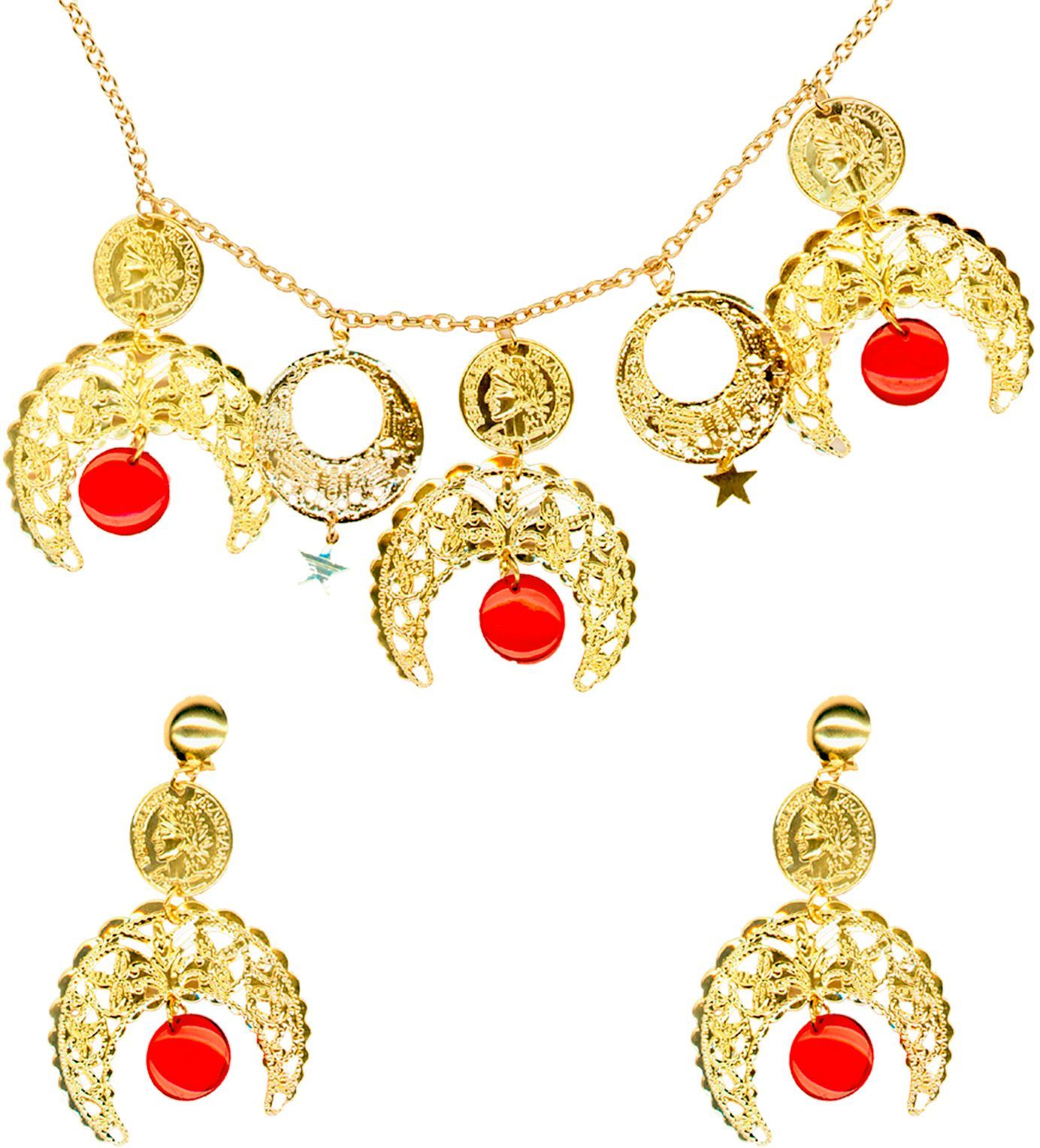 Gitana ketting en oorbellen