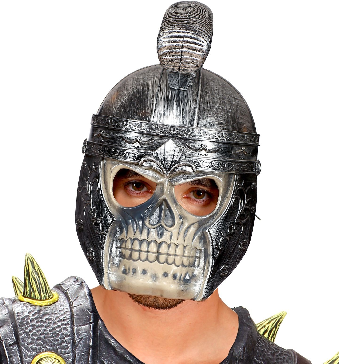 Gladiator schedel helm grijs