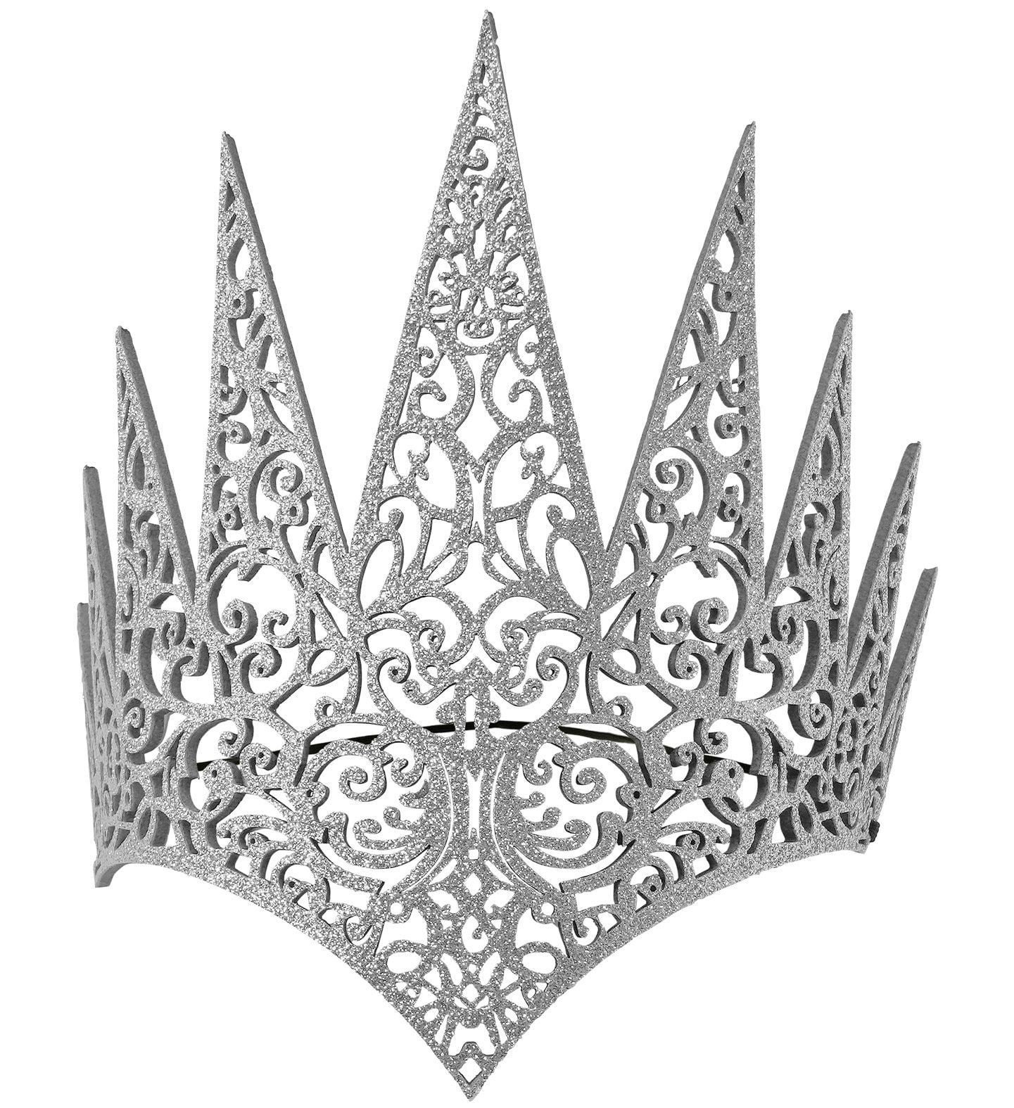 Glinsterende Zilveren Koninginnen Kroon
