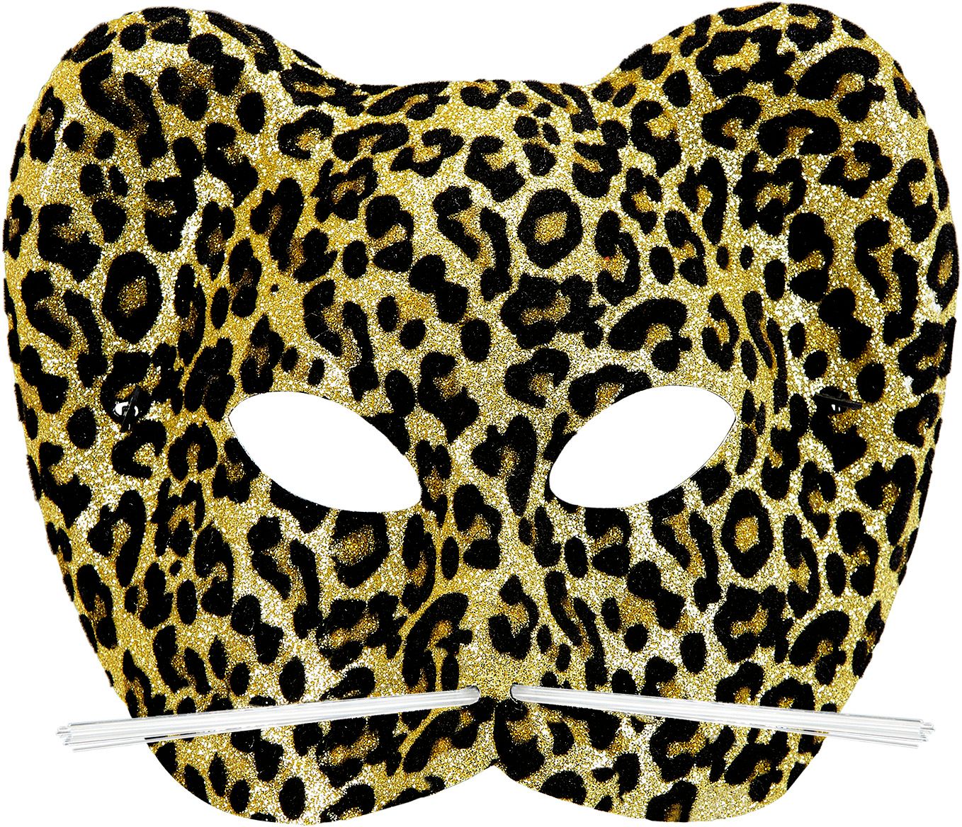 Glitter luipaard print oogmasker