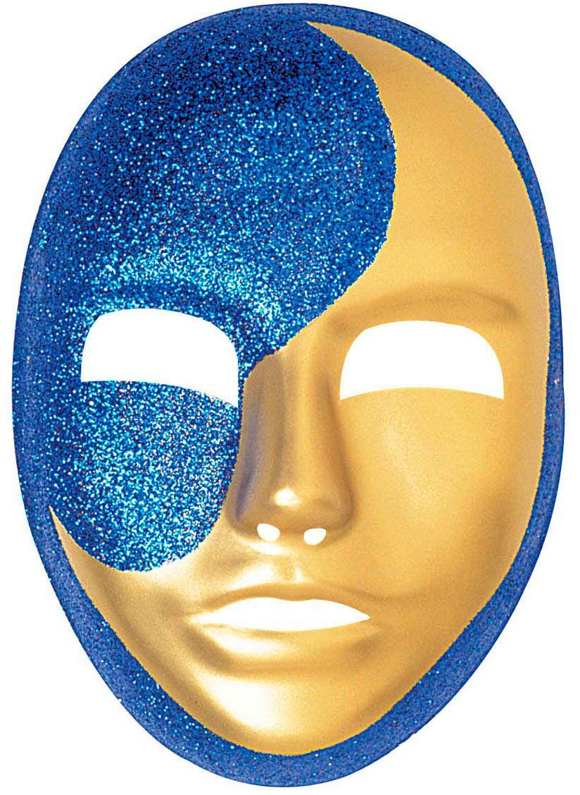 Glitter maan masker