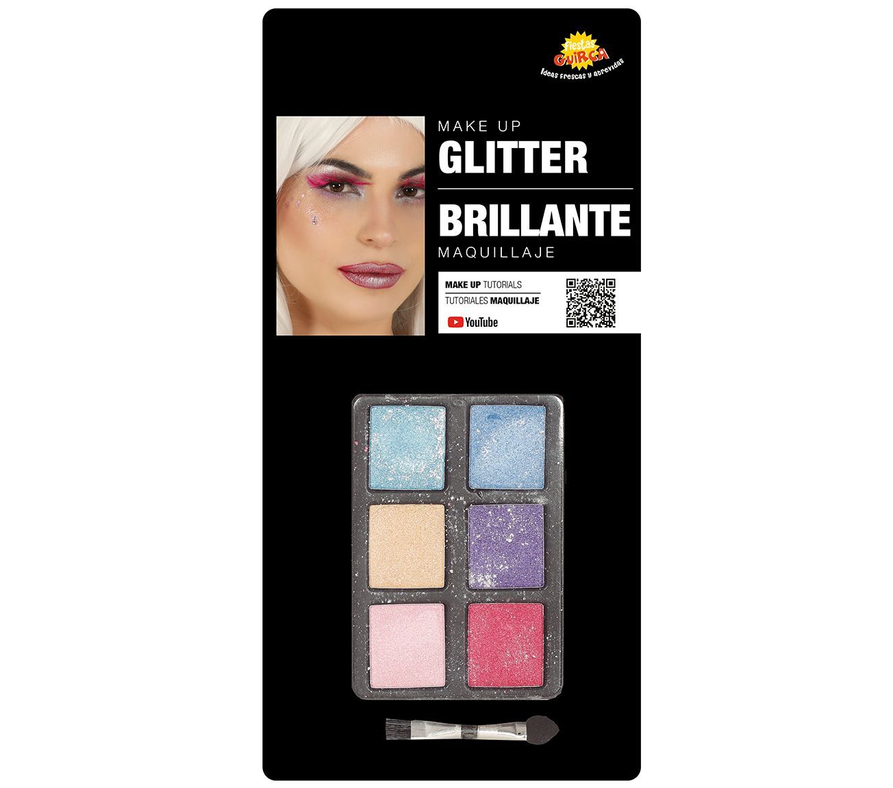 Glitter make-up setje