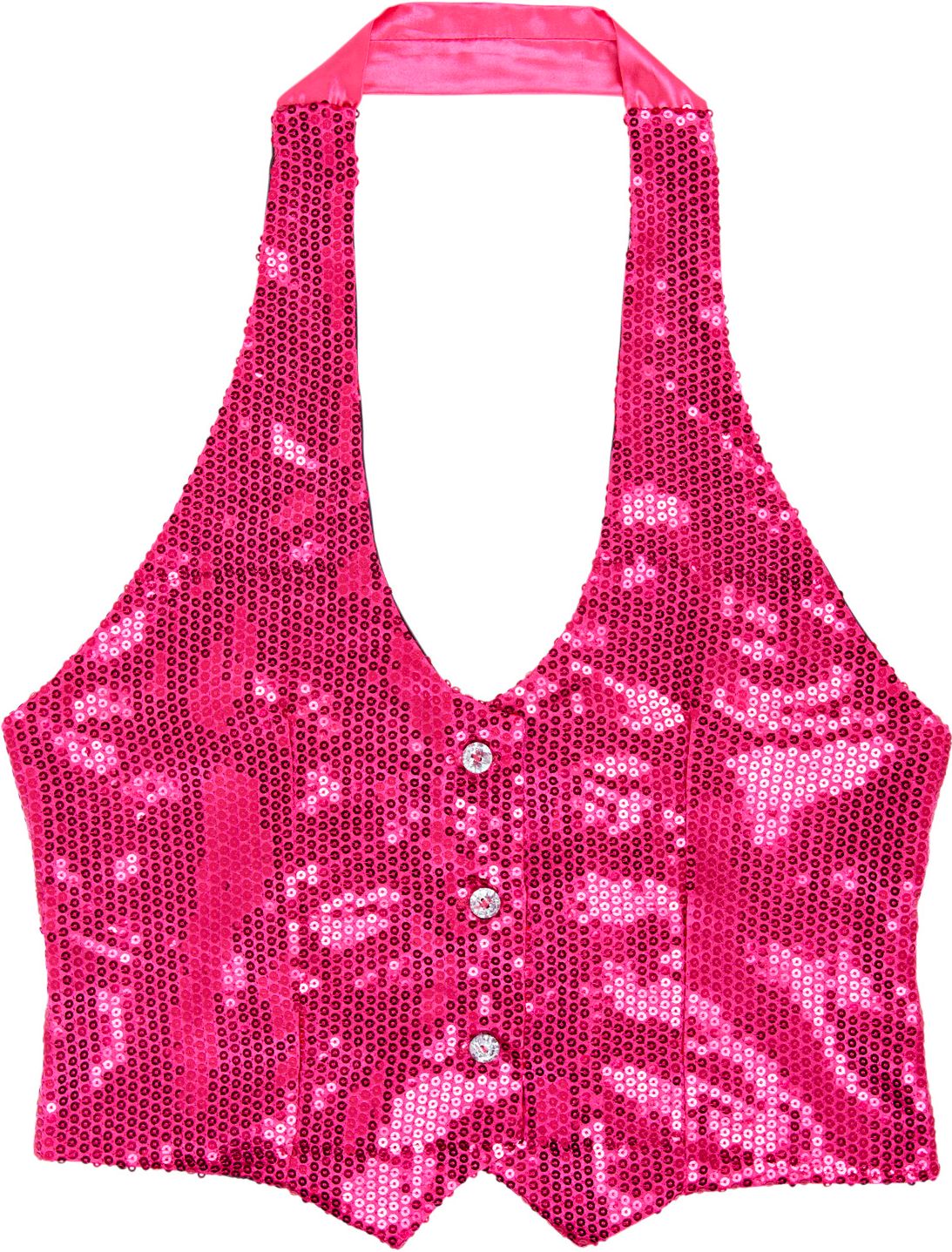 Glitter top roze