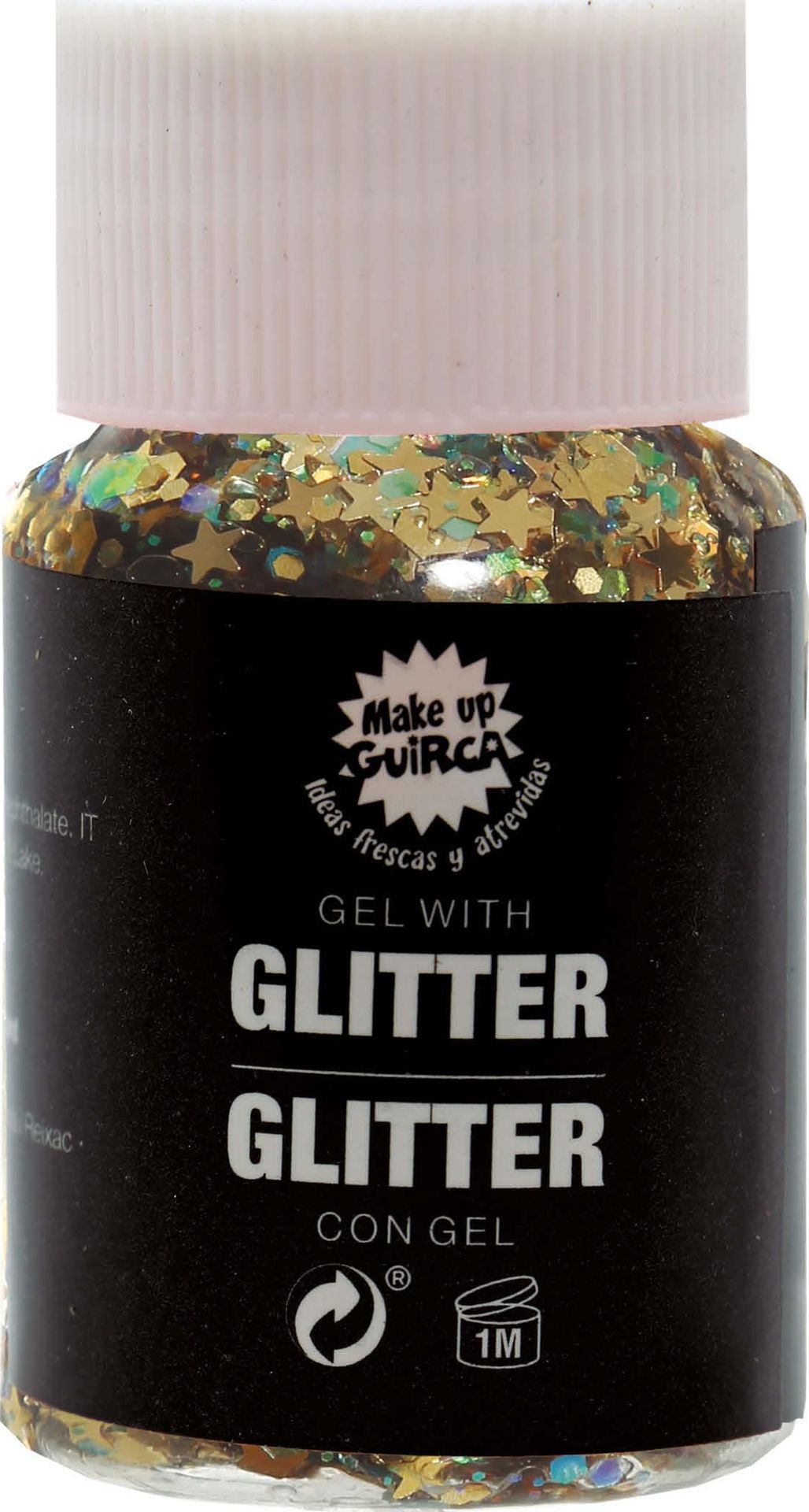 Glittergel gouden sterretjes