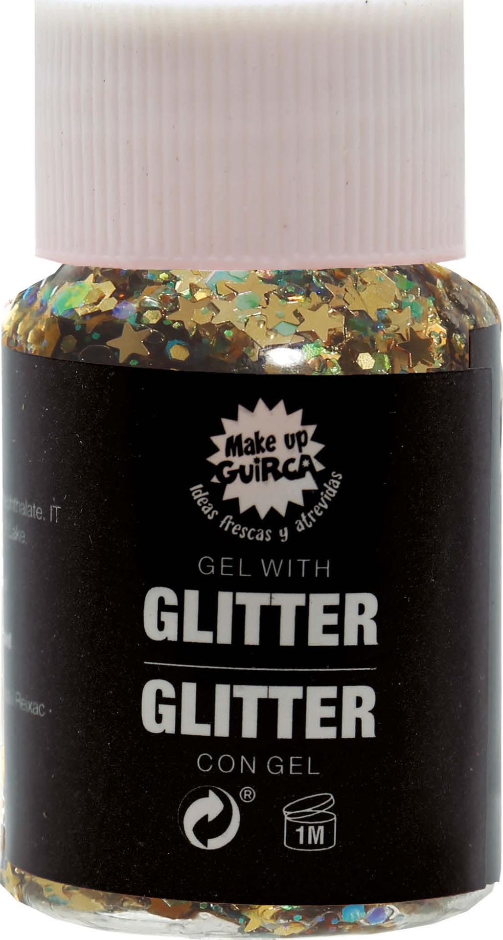 Glittergel gouden sterretjes