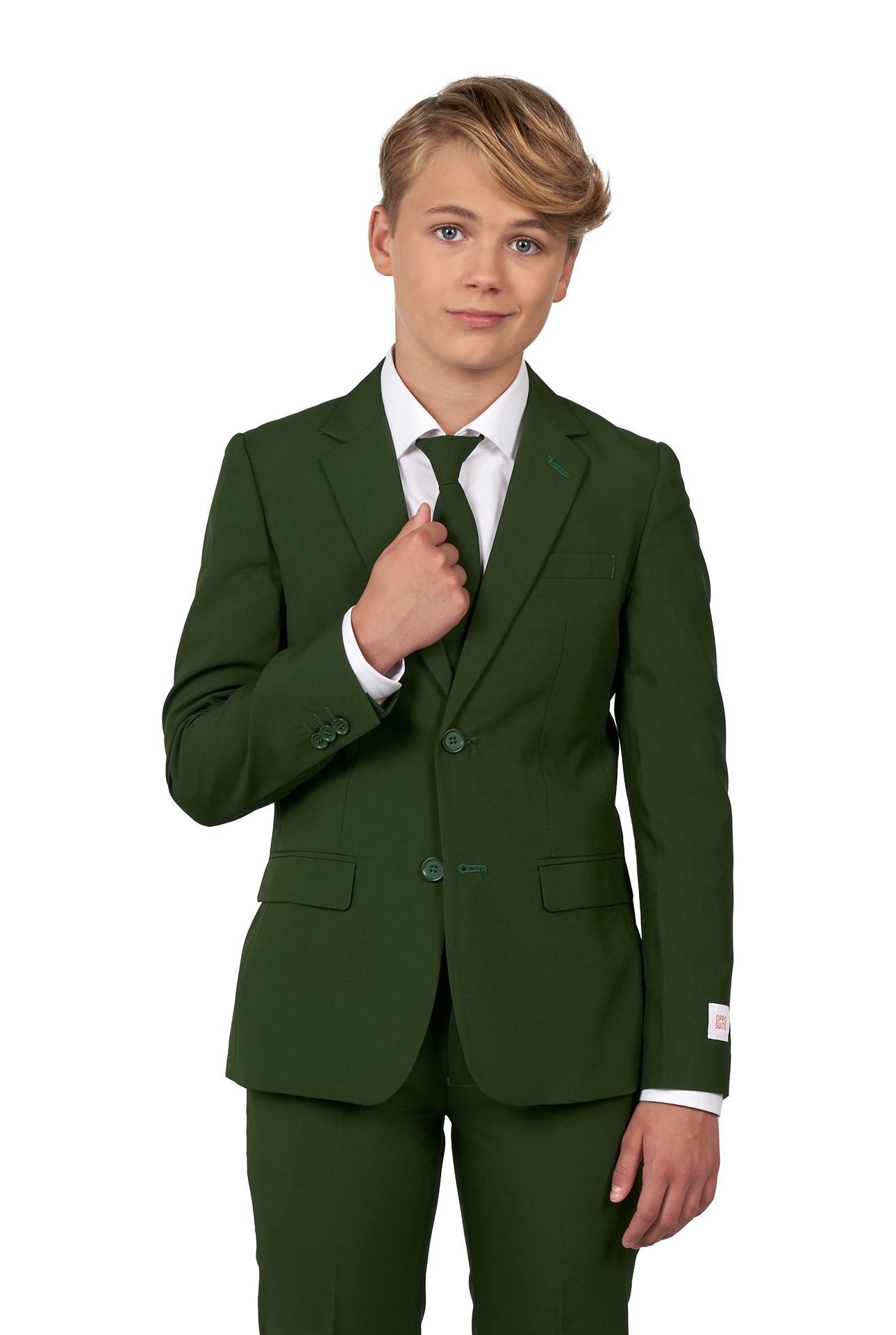 Glorious Green suit Tiener Jongens Opposuits