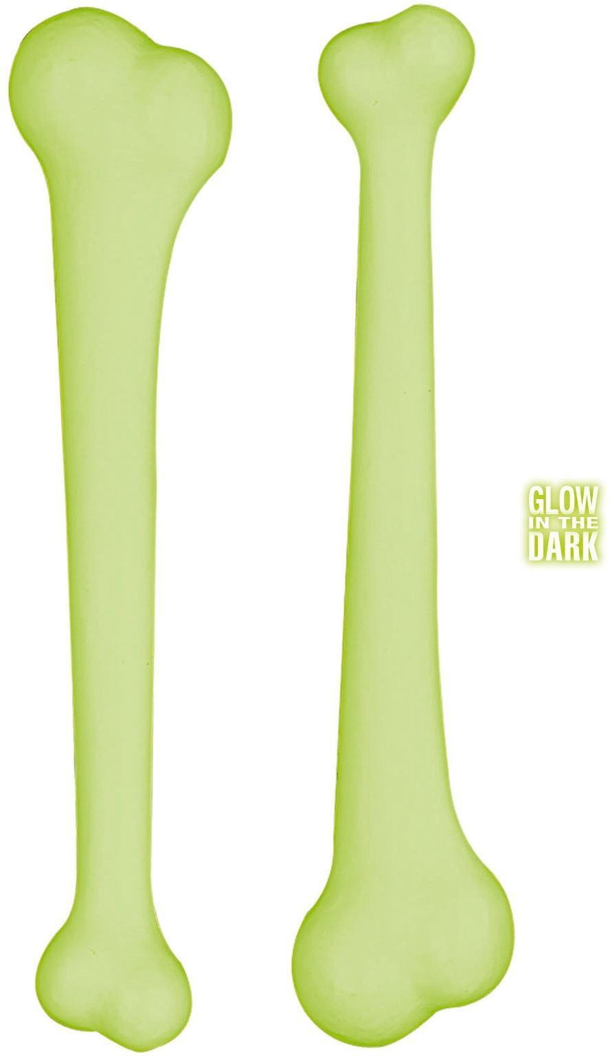 Glow in the dark botten 2 stuks