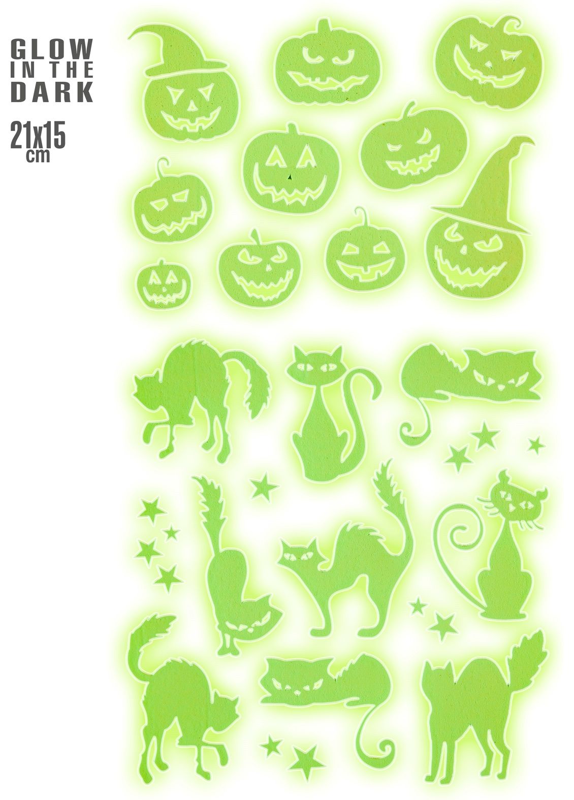 Glow in the dark stickers halloween