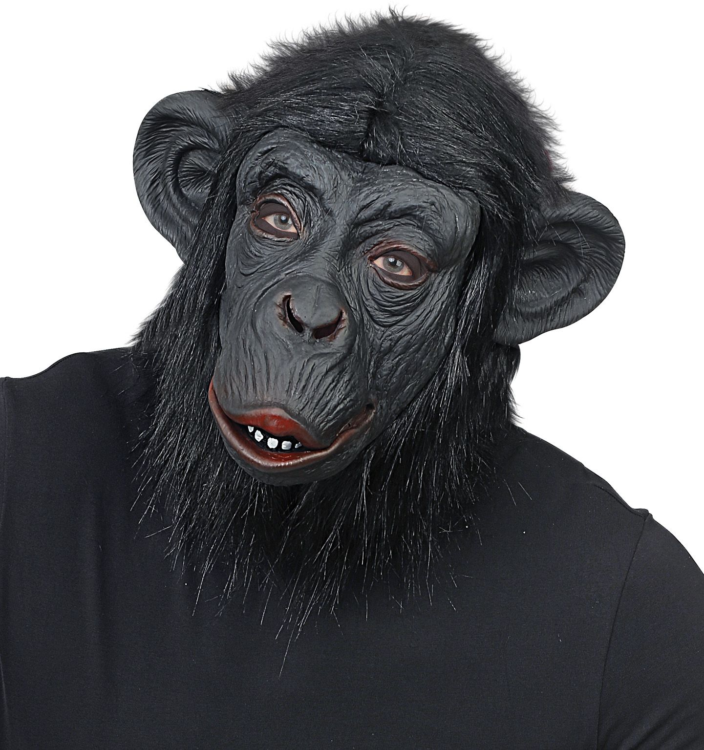 Gorilla apen masker zwart heren