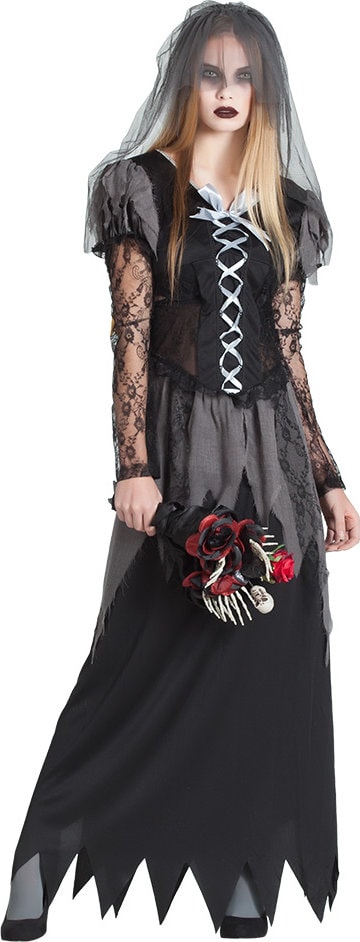Gothic Bruid Jurk Dames Halloween