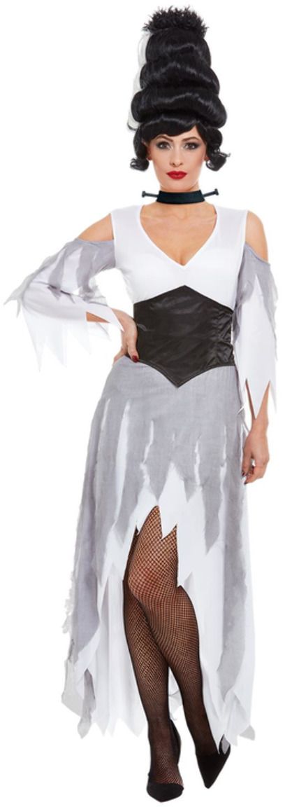 Gothic dames bruid kostuum