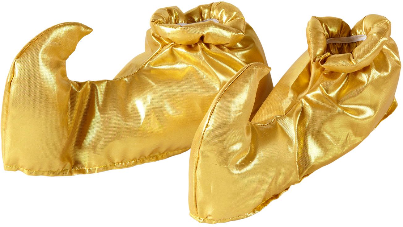 Gouden arabische schoenen