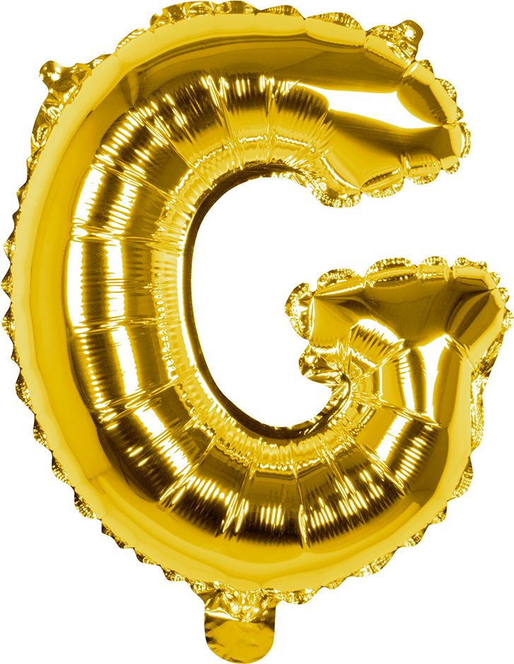 Gouden ballon letter G