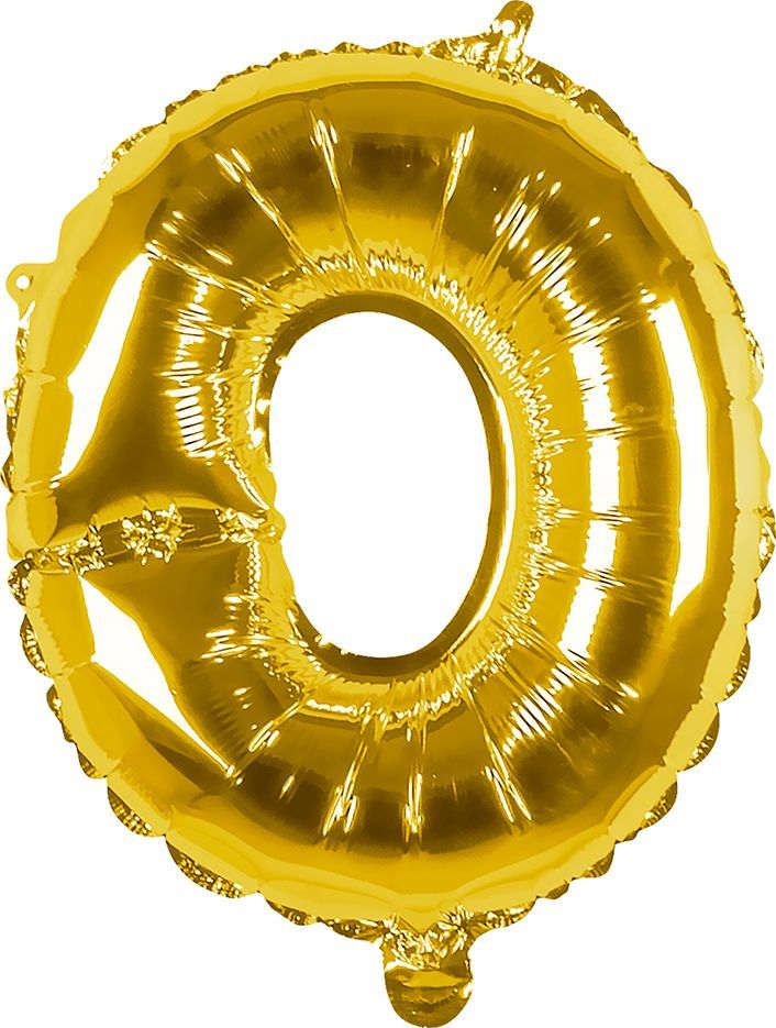 Gouden ballon letter O