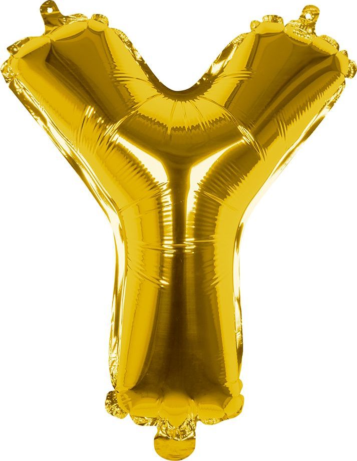 Gouden ballon letter Y