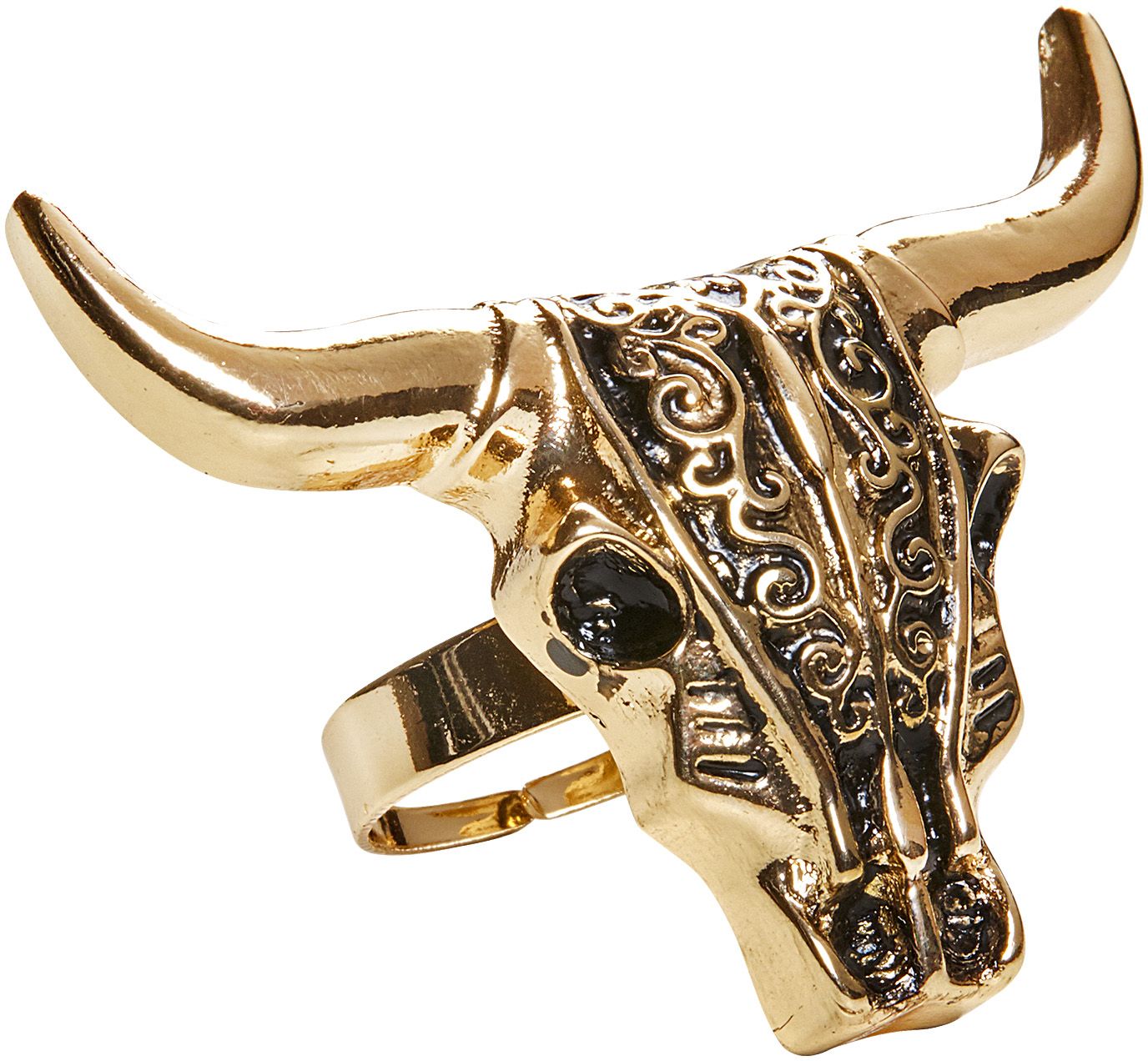 Gouden buffel ring heren