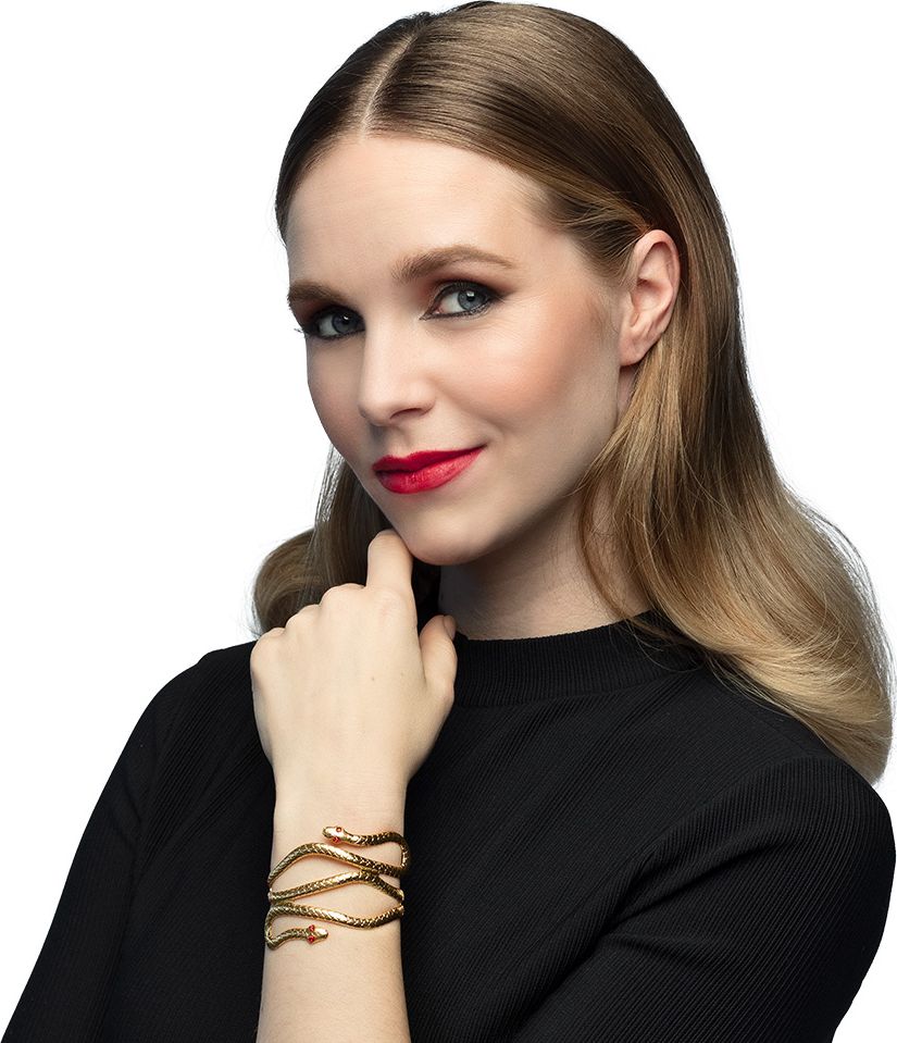 Gouden Egyptische Slangen Armband