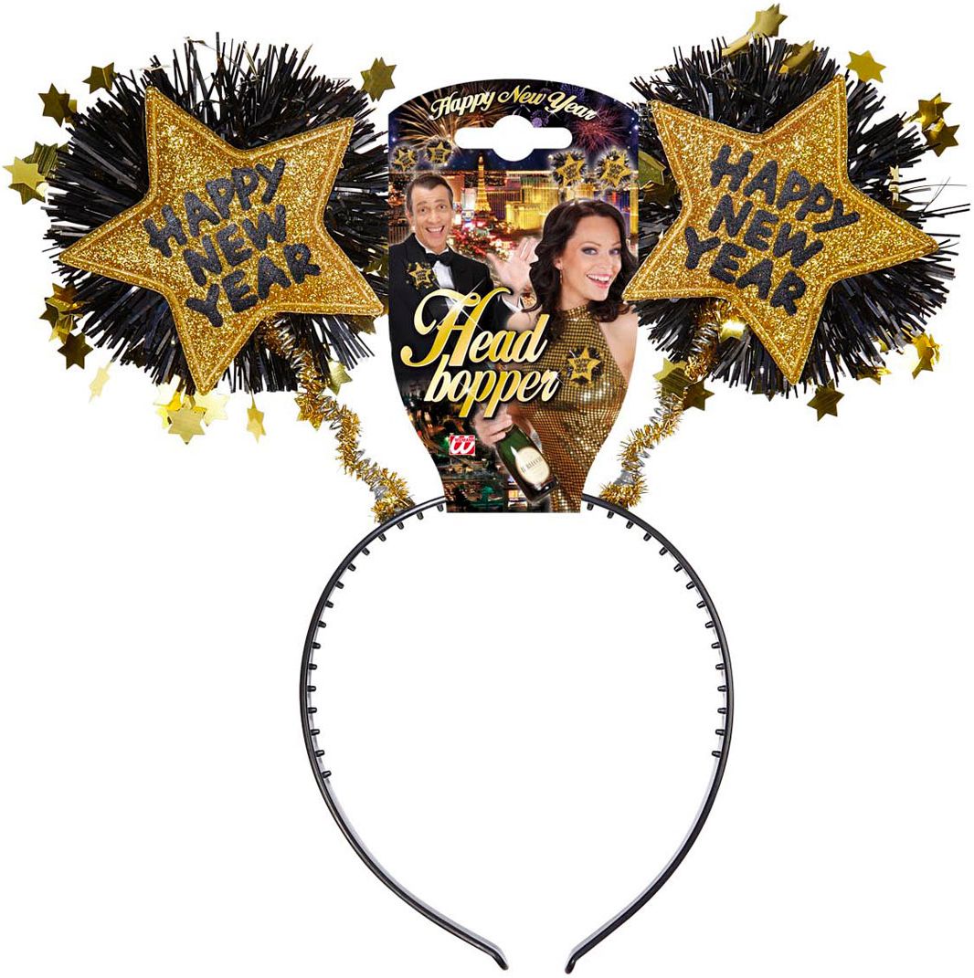 Gouden Happy New Year hoofdband