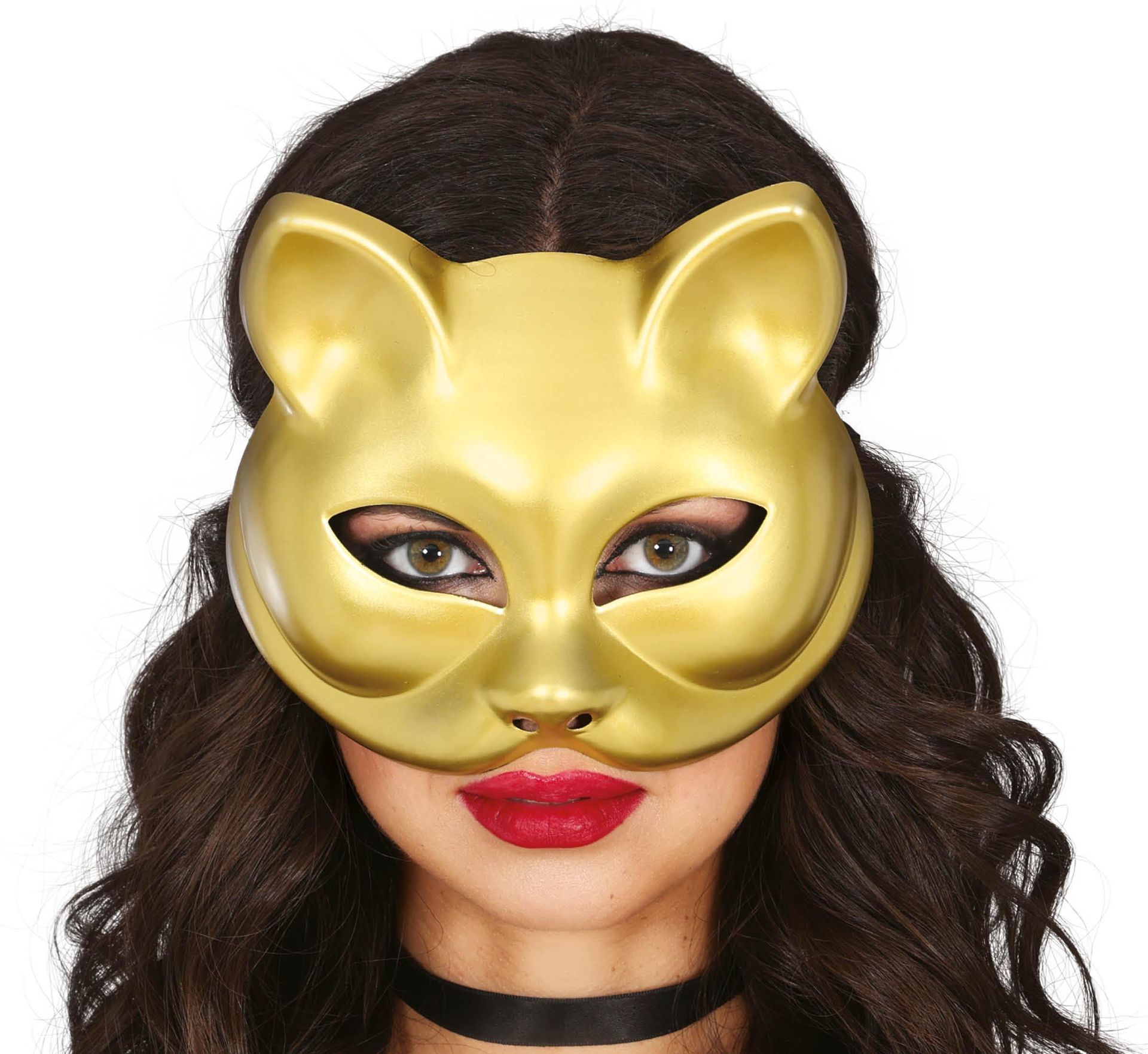Gouden Kat Oogmasker Venetiaans Carnaval