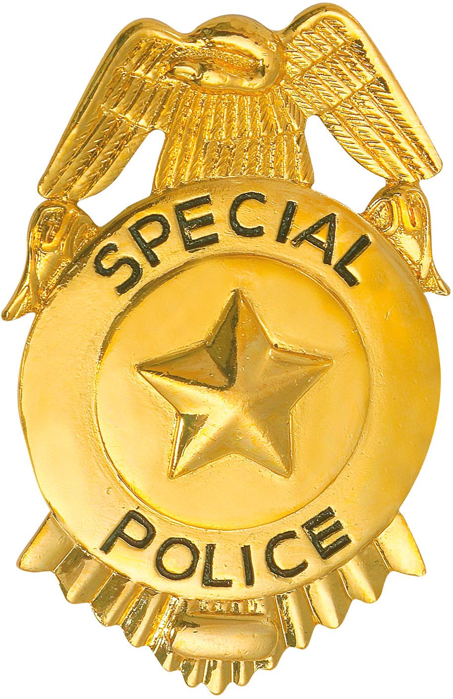 Gouden politie badge