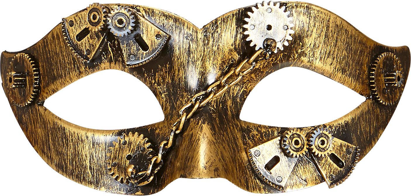 Gouden steampunk oogmasker