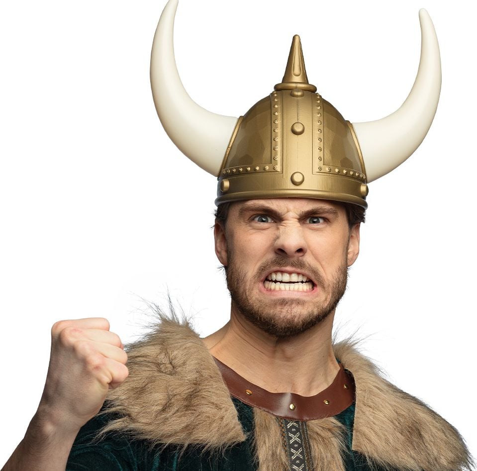 Gouden Viking Helm Volwassenen