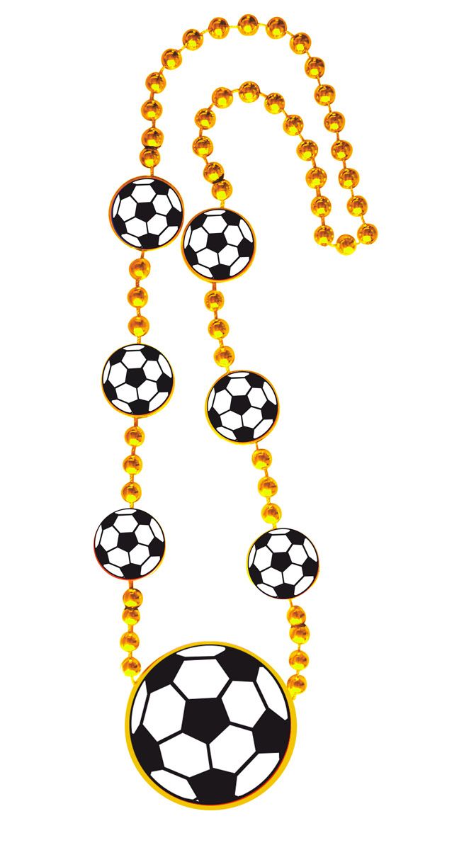 Gouden voetbal ketting