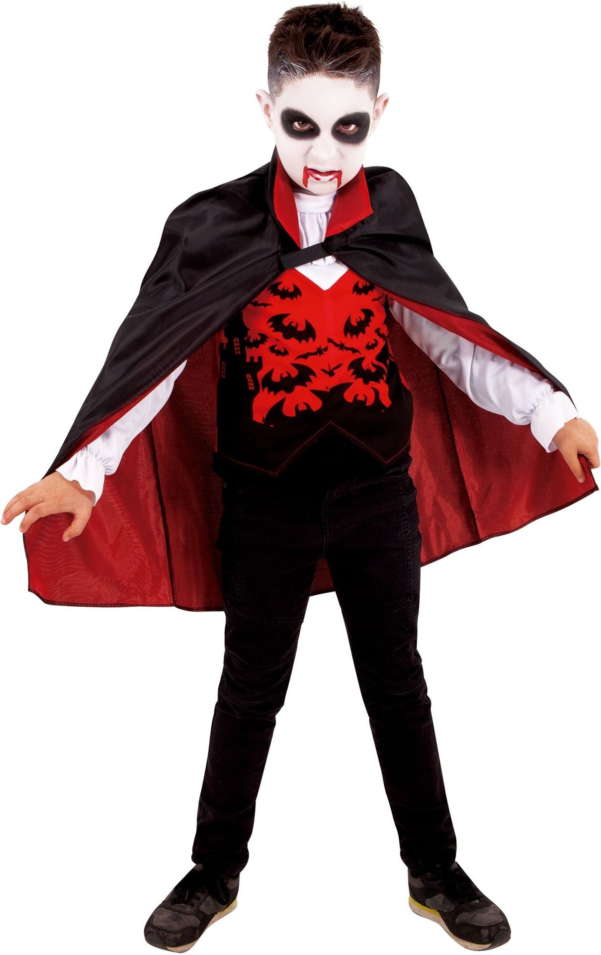 Graaf Dracula Vampier Vleermuis Kostuum Jongens
