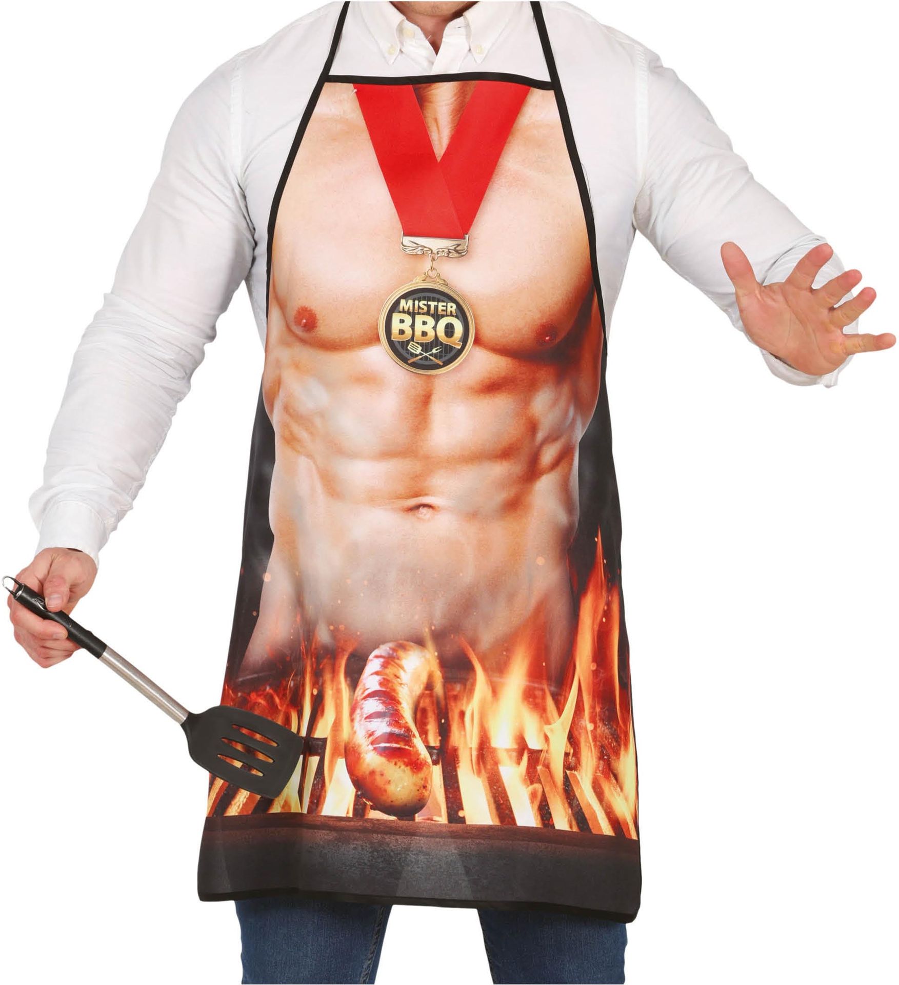 Grappig Barbecue Schort Worst