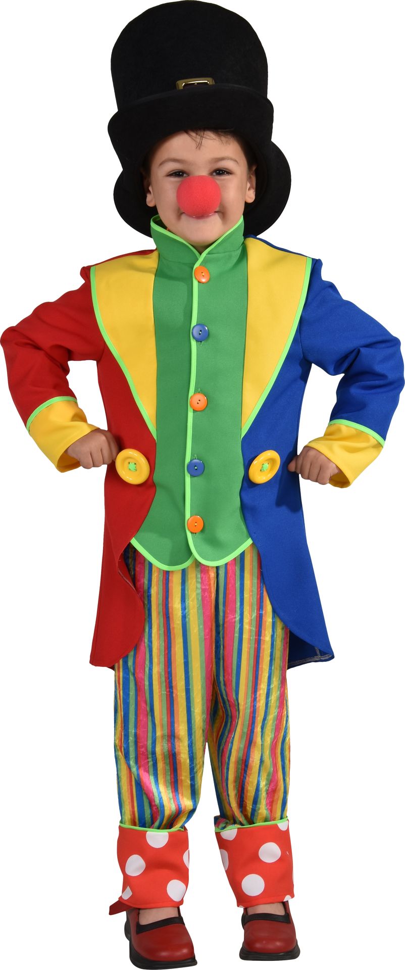 Grappig clownspak kind