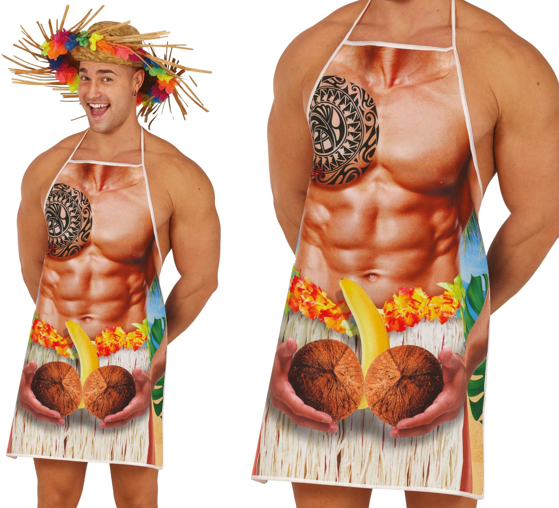 Grappig Hawaïaans Zomer Schort Heren