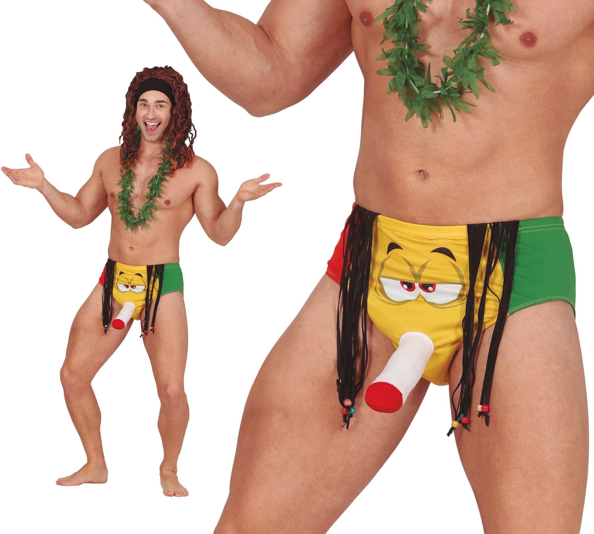Grappige Rasta Wiet Onderbroek