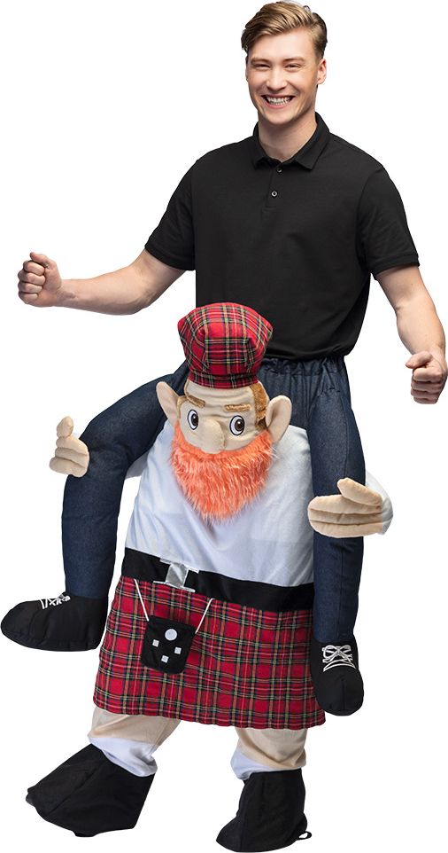 Grappige Schotse Man met Kilt Instapkostuum