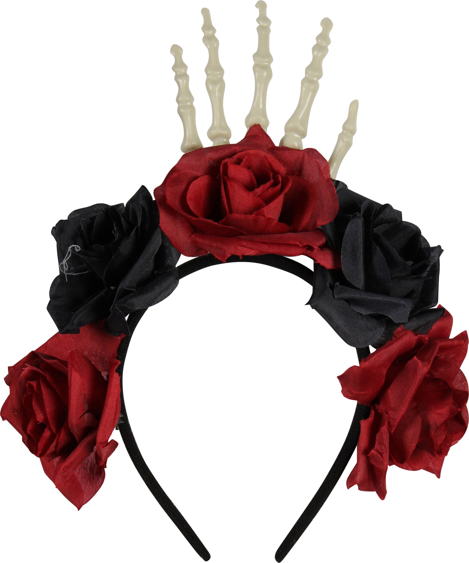 Gravedigger Diadeem Rozen Skelet Hand Halloween
