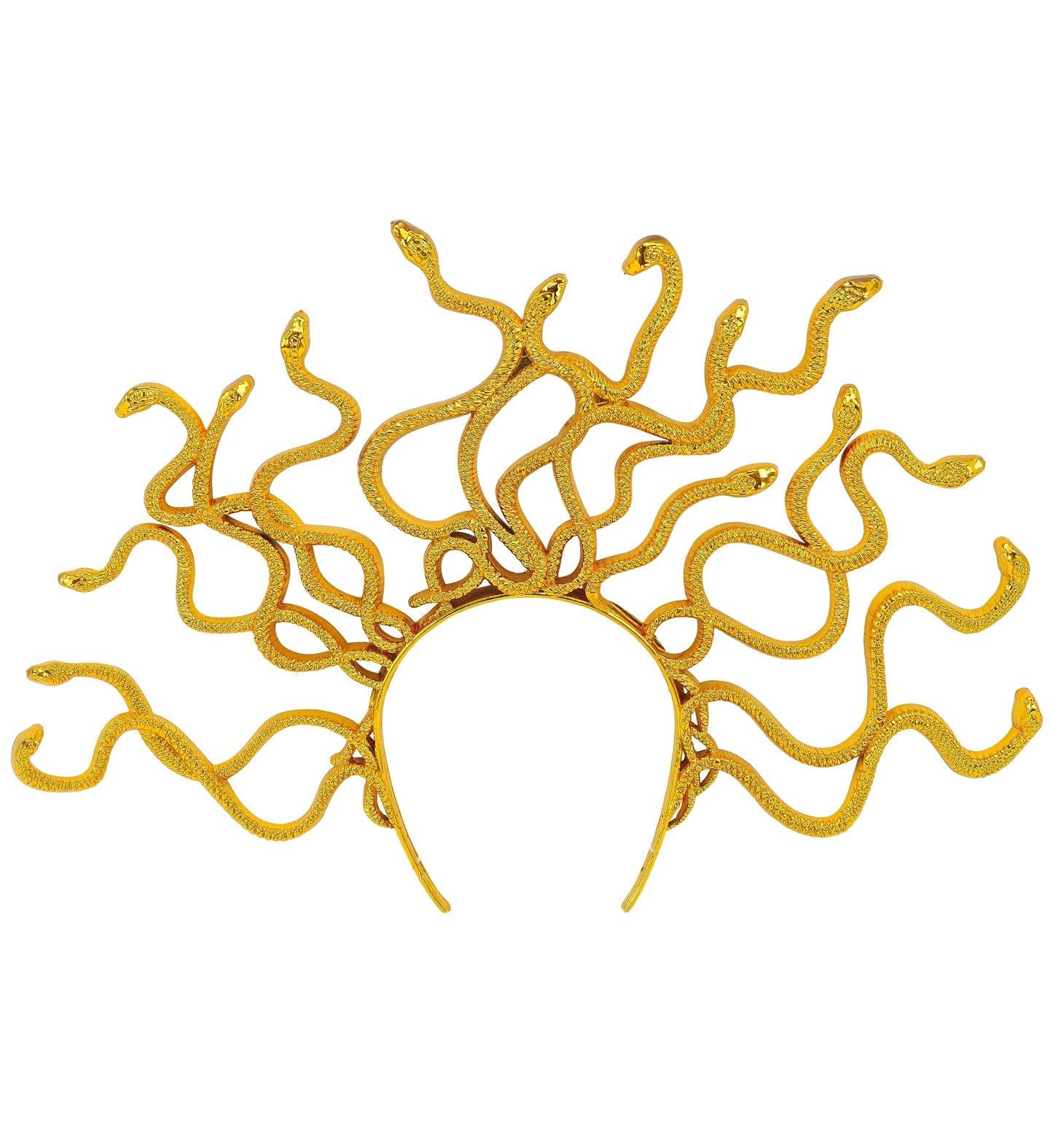 Griekse Gouden Medusa Haarband